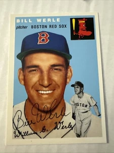 1994 Topps 1954 Archives #144 BILL WERLE AUTO Signed AUTOGRAPHED Card RED SOX - Picture 1 of 2