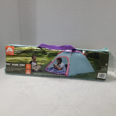Tienda domo para niños Ozark Trail 6' x 4' x 34", ideal para 2 niños campamento patio verano Foto 1 de 4