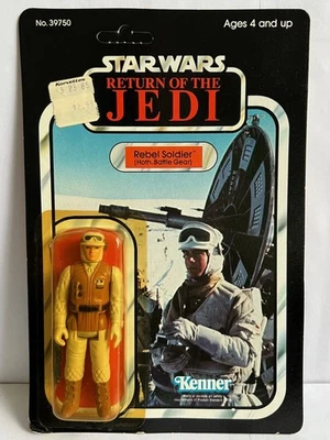 Star Wars Vintage 1983 Rebel  Soldier Hoth Battle Gear 77 Back MOC VERY NICE!!! - Image 1 of 4
