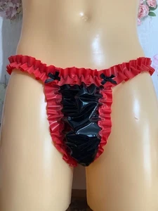 Bragas de tanga de PVC lindas femeninas 28/50 - Imagen 1 de 5