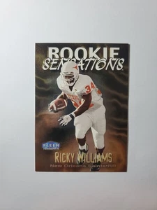 1999 Ricky Williams Rookie Card Fleer Tradition #20 Rookie Sensations Insert - Picture 1 of 2