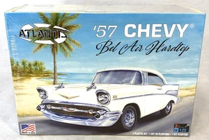 Atlantis 1:25 Scale 1957 Chevy Bel Air Hardtop Plastic Model Kit w/Drag Decals - Picture 1 of 5