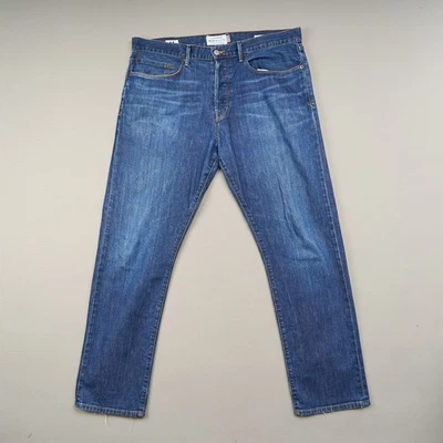 Pantalones de mezclilla Lucky Brand para hombre talla 36-121 Heritage ajustados cono de roble blanco EE. UU. Foto 1 de 4