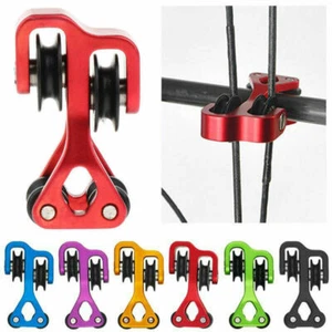 Aluminum Super String Roller 3/8" Archery Cable Slide Splitter Fit Compound Bow - Picture 1 of 21