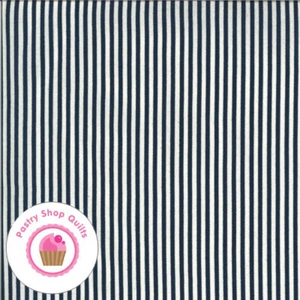 Moda AMERICAN GATHERING 49121 13 Blue Striped PRIMITIVE GATHERINGS Quilt Fabric - Picture 1 of 7