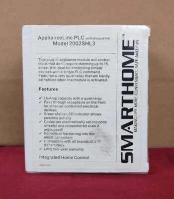 ApplianceLinc PLC (with Ground Pin) Model 2002SHL3 - Image 1 of 4