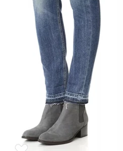 Stivaletti Rag & Bone Walker in pelle nabuk Chelsea taglia 39 8,5 $580 grigi - Foto 1 di 4