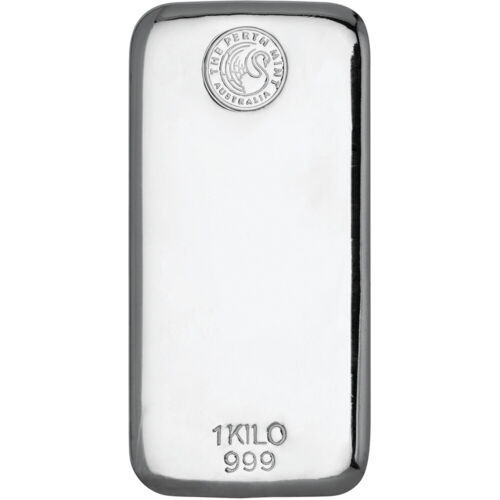 Kilo 32.15 oz The Perth Mint Silver Bar .999 Fine