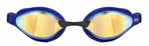 Arena Air-Speed Anti-Fog Swim Goggles for Men and Women, Yellow Copper/Blue - Picture 1 of 6