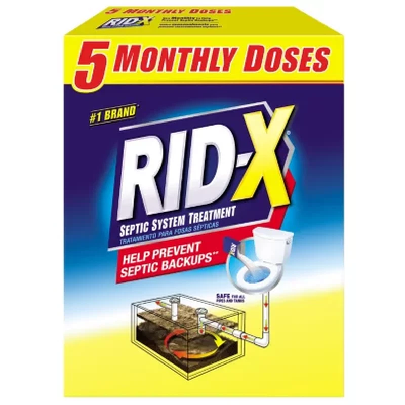 RID-X Septic Treatment 5 Month Supply of Powder (49 Oz.)