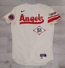 JAIME BARRIA #51 MLB Team Issued 10/19/2023 ANGELS Nike CITY CONNECT JERSEY New