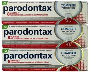 3x Parodontax Zahnpasta Complete Protection Whitening, (3x75 ml) - Bild 1 von 1