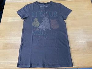 It's Our World Too The Humane Society Graphics Vintage GRAY T-Shirt - Women's S - Picture 1 of 6