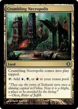 Crumbling Necropolis MTG Shards of Alara Uncommon Land EDH
