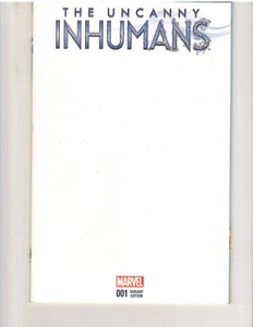 UNCANNY INHUMANS #1 (Serie 2015), VARIANTE EN BLANCO, CASI NUEVO, (Marvel, diciembre 2015) - Imagen 1 de 2