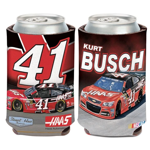 Kurt Busch Can Cooler 12 oz. NASCAR Koozie Cover