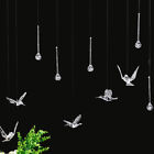 12pcs Crystal Teardrop Chandelier Ornaments for Wedding & Christmas Decoration