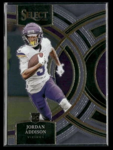 2023 Panini Select #194 Jordan Addison Minnesota Vikings Rookie - Picture 1 of 2