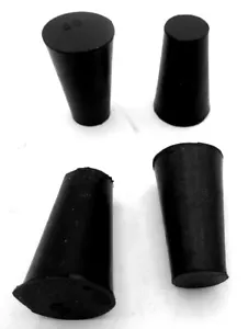 Tapones de jarra Tapones de botella Tapones de goma cónicos Tapones Agujeros 3/8" a 1 5/16" - Imagen 1 de 12
