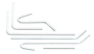 Glass Delivery Tubes - Set of 6 - Borosilicate - Eisco Labs - Picture 1 of 3