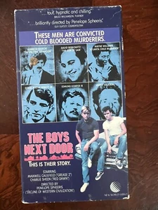 The Boys Next Door VHS  (1984 New World Video) Charlie Sheen 8507 - Picture 1 of 3