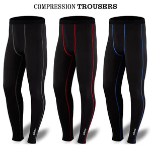 Hombres Medias de Compresión Armadura Capa Base Piel Apretadas Correr Gimnasio Pantalones Sikma - Imagen 1 de 4