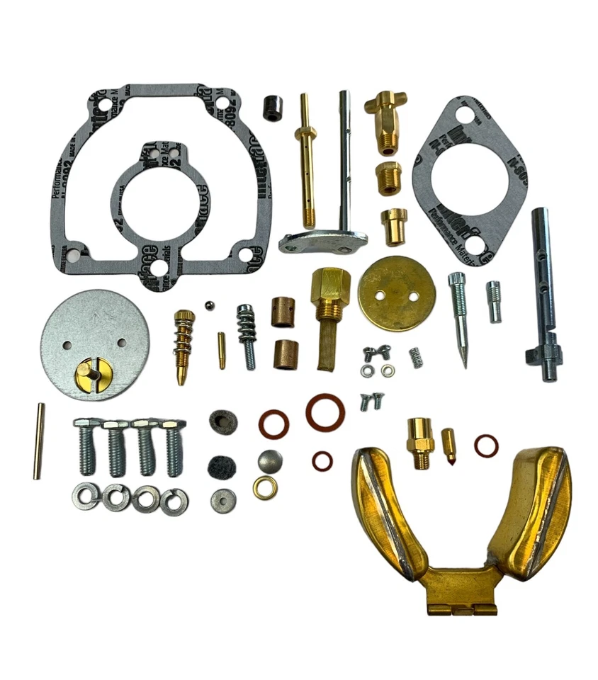 Kit de reparación de carburador principal IH Farmall Super H HV con flotador con carbohidratos #358065R91 Foto 1 de 1