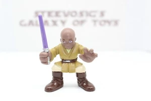 Star Wars Eroi Galattici Jedi Master Mace Windu Clone Wars - Foto 1 di 3