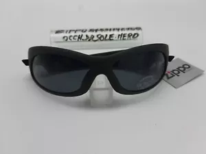 Occhiali da Sole Ux - Resine - Nero Gomma - Cod.2123NG - Zippo - Imagen 1 de 9