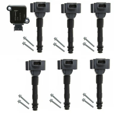 6 bobinas de encendido BERU con conector de bujía para Porsche 911 996 997 986 987 Foto 1 de 4