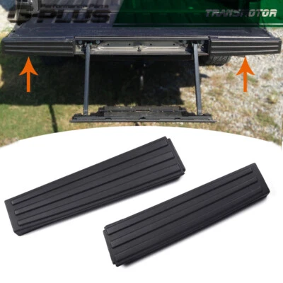 Fit For 09-14 Ford F150 Tailgate Top Protector Spoiler Cover Moulding Cap Black - Image 1 of 4