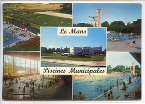 CP 72 Sarthe - Le Mans - Piscines Municipales - Multivues - Picture 1 of 2