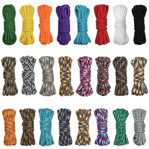 24 Colord 550 Paracord Combo Crafting Kit Sopravvivenza Paracadute Cord Making - Foto 1 di 5