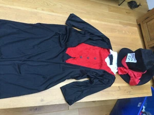 Fancy Dress costume Mad Hatter , Dracula or Magician CHILD 8 to 11 Halloween - Picture 1 of 4