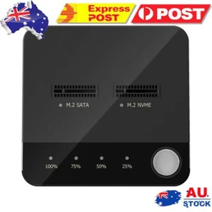 M.2 SSD Duplicator Offline Clone M.2 Cloner Data Transmission with LED Indicator - Photo 1/12