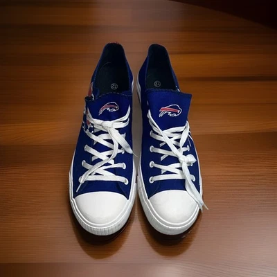 FOCO BUFFALO BILLS Low Top Canvas Shoes SIZE 12 NFL License - Image 1 of 4