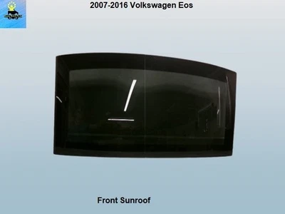 1Q0871139C 07 a 16 Volkswagen Eos techo corredizo delantero techo corredizo ventana de vidrio OEM Foto 1 de 4