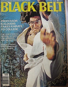 RARE 4/76 BLACK BELT MAGAZINE EDWARD KALOUDIS ROBERT TRIAS KARATE MARTIAL ARTS - Imagen 1 de 1