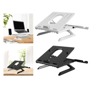 Support d'ordinateur portable avec support de téléphone, support de bureau - Afbeelding 1 van 12