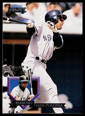 1995 Donruss #514 Luis Polonia New York Yankees - Image 1 of 2