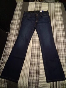 Apt 9 Jeans Womens Size 10 Tummy Control Bootcut Dark Wash Mid Rise 10x31 NWT - Picture 1 of 7