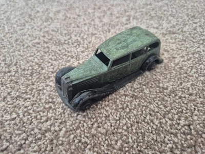 VINTAGE 1940'S DINKY TOYS 30D VAUXHALL SALOON CAR NICE ORIGINAL MODEL - Image 1 of 4