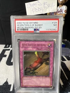 2002 Super Rare First Edition Seven Tools Of The Bandit Yugioh PSA 7 - Picture 1 of 3