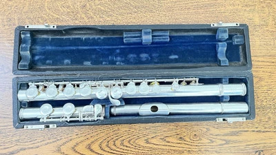 Used 1951 Vintage C.G. Conn LTD Flute ALL NEW PADS - Image 1 of 4