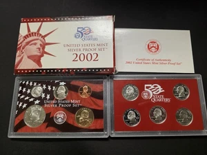 2002-S Silber Proof Set mit Statehood Quarter Series - Bild 1 von 5