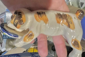 WW2 Vintage besetztes Japan Porzellan zwei einzelne Hundefiguren - Bild 1 von 4