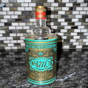 Large 4711 Blue & Gold Double Original Eau De Cologne Vintage 280CCM - Picture 1 of 10