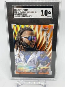 2024 Topps Finest Vladimir Guerrero Jr. Future So Bright Orange 5/25 SGC10 C894 - Picture 1 of 6