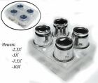 Hand Held Eye Magnifier Loupe Set Loup Glass