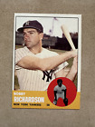 1963 Topps #420 Bobby Richardson  New York Yankees. NRMT